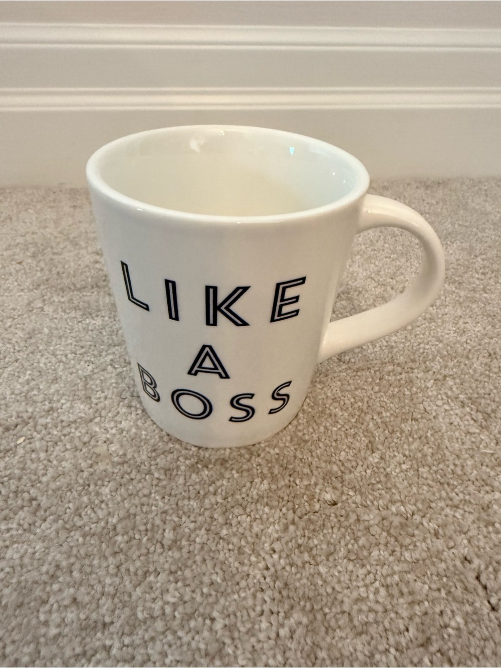 Like A Boss White Ceramic Mug